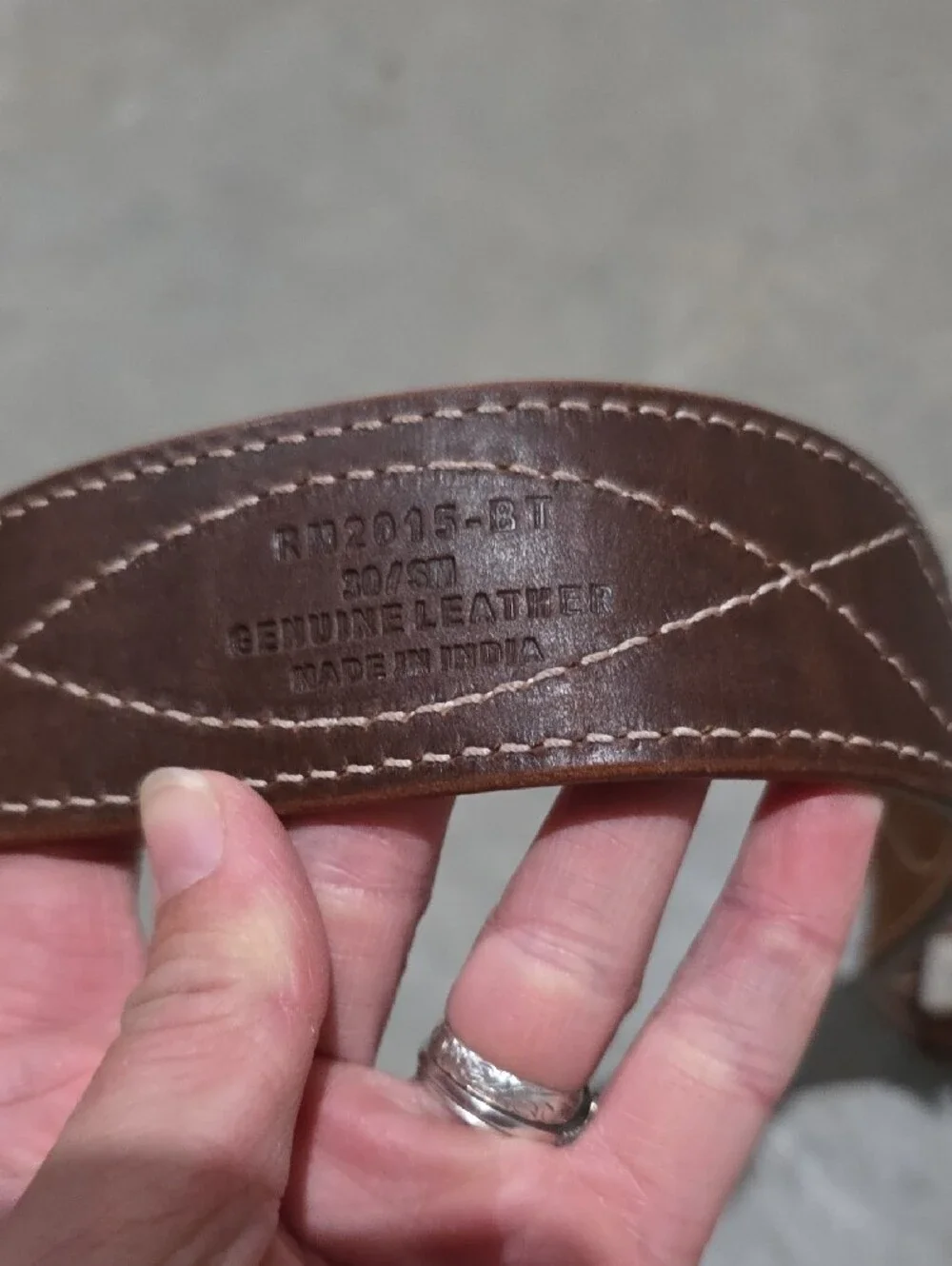 Circle Y Leather Belt